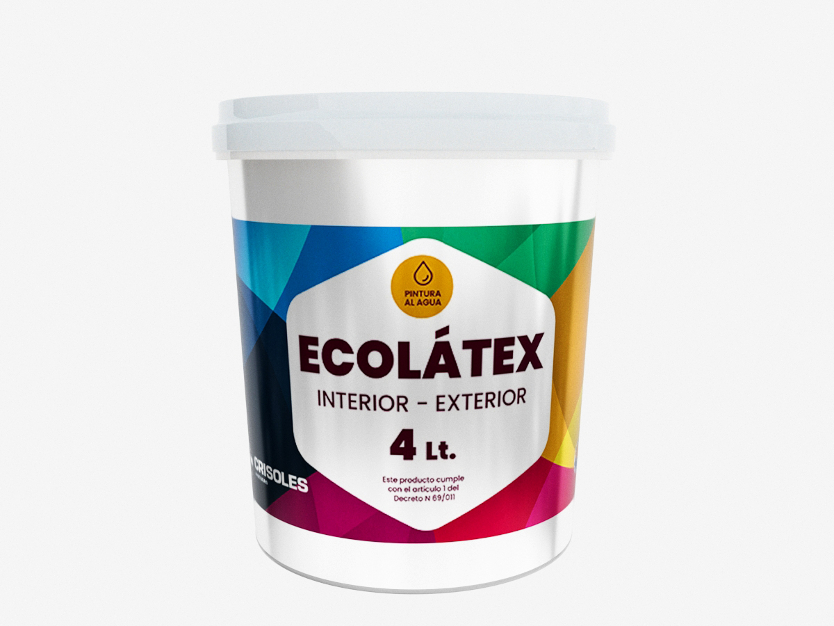 ECOLATEX VERDE ESMERALDA 4 L